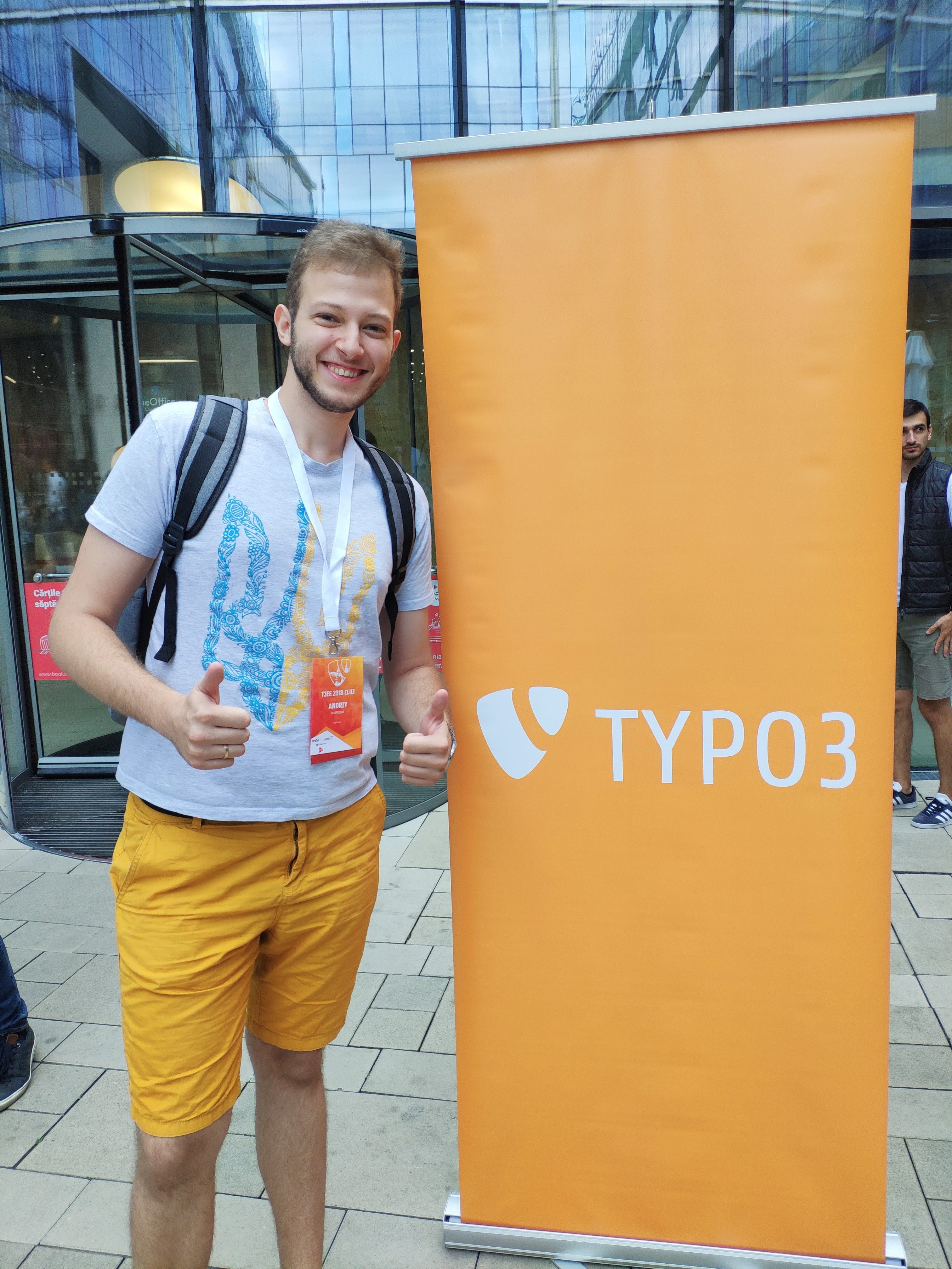TYPO3 Engineer Andriy at T3EE 2018